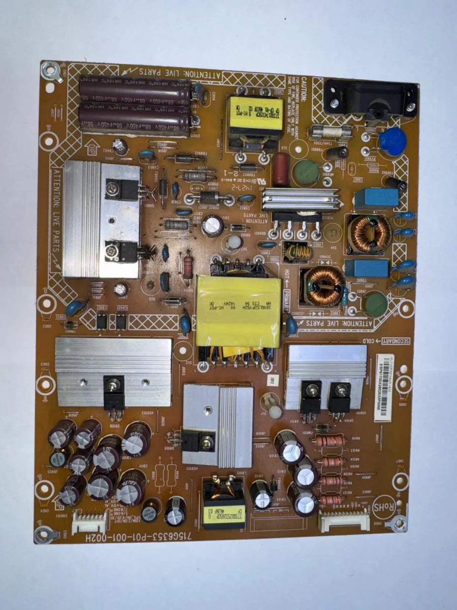 715G6353-P01-001-002H, PLTVEP331XAS1, FSP400008, PHILIPS 40PFK5300/12, Power Board, Besleme, TPT400LA-J6PE1 PHILIPS
